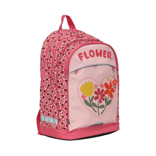 Mochila 43 cm 2 compartimentos Boho Floral. ALCAMPO