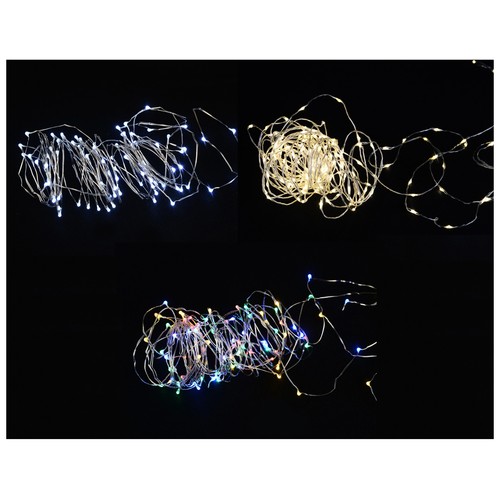 Pack de 100 luces LED blanco cálido, ACTUEL.