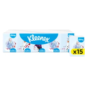 KLEENEX Pañuelos de celulosa desechables Frozen II KLEENEX 15 uds.