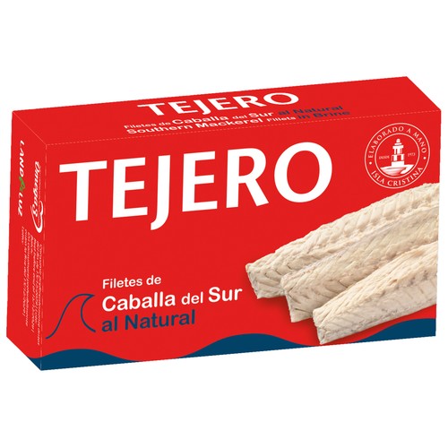TEJERO Filetes de caballa de Andalucía al natural 80 g