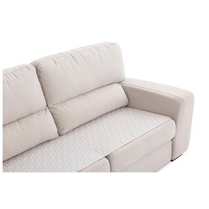Imagen de Toper sofa acolchado antimanchas y antideslizante, color marfil, BELMARTI.