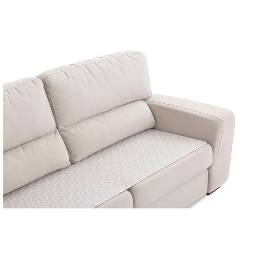Toper sofa acolchado antimanchas y antideslizante, color marfil, BELMARTI.