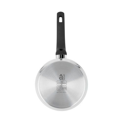 Cazo de acero inoxidable apto para inducción, 16cm. ACTUEL.