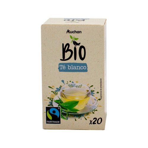 ALCAMPO ECOLÓGICO Té blanco Bio 20 uds. 28 g.