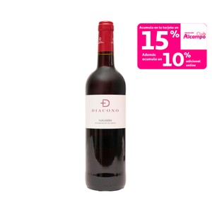 Imagen de DIACONO Vino tinto con D.O. Navarra botella 75 cl.