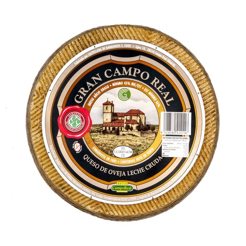 CAMPOREAL Queso de oveja reserva, cuña.