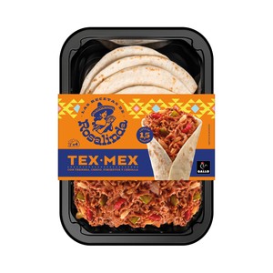 Imagen de GALLO Las Recetas de Rosalinda Fajitas tex-mex con ternera, cerdo, pimientos y cebolla 220 g.