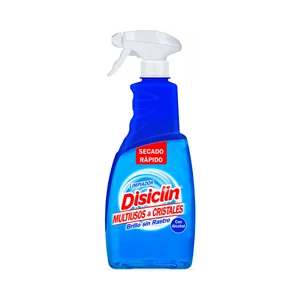 DISICLIN Limpiador multiusos y cristales, con secado rápido, 750 ml.