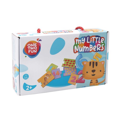 Puzzle infantil para aprender los números, My Little Numbers ONE TWO FUN ALCAMPO.