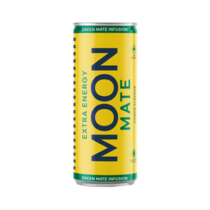 Imagen de MOON Mate Extra energy Bebida energética bio con sabor a cítricos, 250 ml.