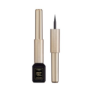 L"ORÉAL PARIS Mate signature tono 01 ink Perfilador de ojos líquido con acabado mate e intenso color negro.