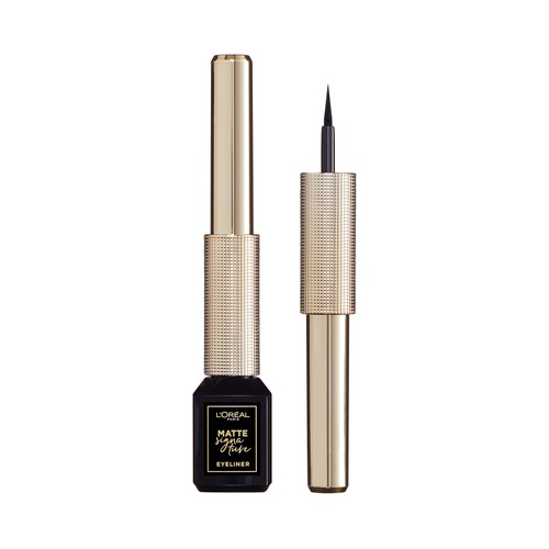 L"ORÉAL PARIS Mate signature tono 01 ink Perfilador de ojos  líquido con acabado mate e intenso color negro.