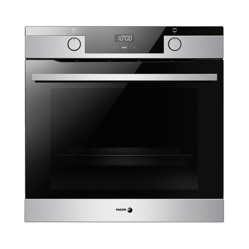 Horno multifunción FAGOR 9H175AX Inox antihuellas,capacidad: 77L., A, A: 59,5cm, H: 59,5cm F: 57cm.