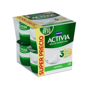 Imagen de ACTIVIA Bífidus sabor natural de Danone 8 x 120 g.