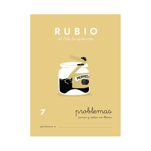 Cuadernillo de actividades matemáticas, Problemas 7, sumar y restar sin llevar, 6-7 años RUBIO.