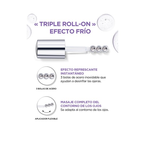 L´ORÉAL PARIS Revitalift filler Sérum de ojos rellenador de arrugas y corrector de ojeras 20 ml.