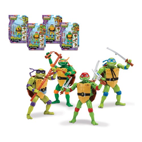 Tortugas Nija, figura transformable, surtida, NICKELODEON