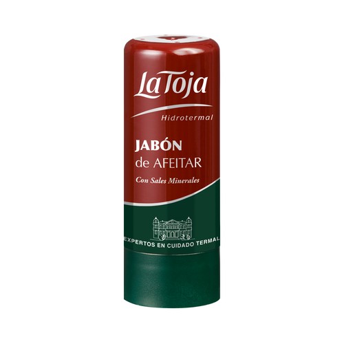 LA TOJA Jabón afeitar en barra, para se aplicado con brocha LA TOJA 50 ml.