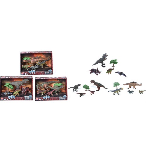 Set de 4 dinosaurios ONE TWO FUN ALCAMPO.