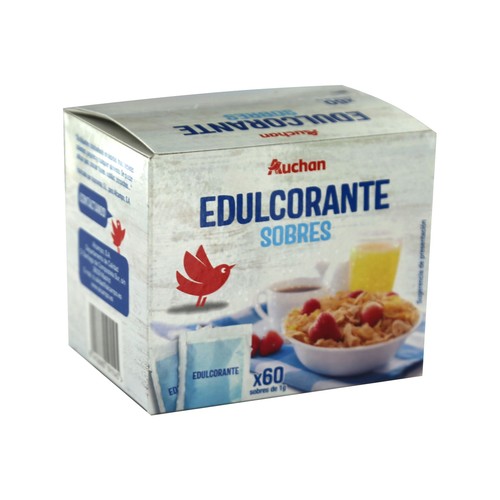 PRODUCTO ALCAMPO Edulcorante en sobres 60 uds. x 1 g.