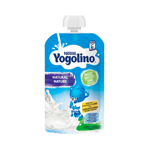 YOGOLINO Bolsita de yogur natural a partir de 6 meses YOGOLINO de Nestle 100 g.