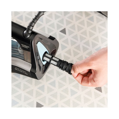 Plancha de vapor TAURUS STI3202 Geyser Eco 3200, suela anodizada, potencia 3200W.