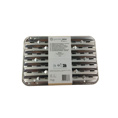 Set de 5 piezas de aluminio de 34x23x2.8 cm, GARDENSTAR