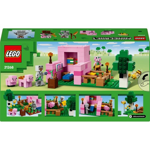 LEGO Minecraft La Casa-Cerdo Bebé 26268, 238 piezas, +7 años.