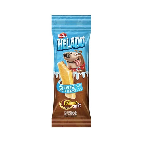 DR. ZOO Helado con sabor banana para perros 50 g.