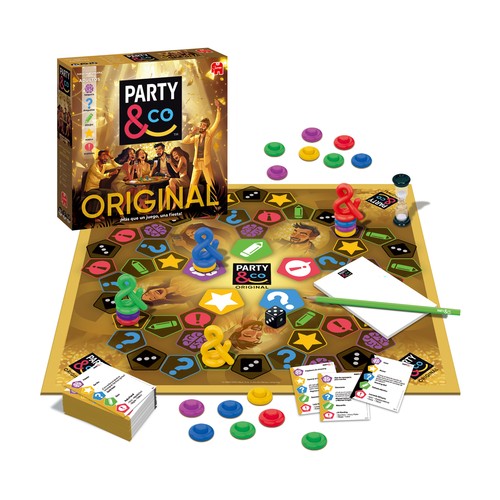 Party & Co. Original Juego de Mesa, de 3 a 20 Jugadores +14 Años JUMBO
