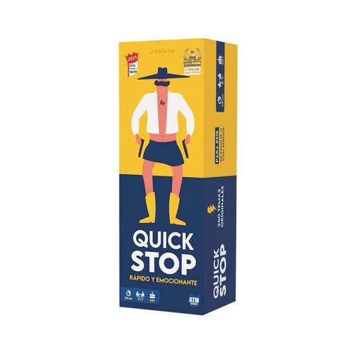 Quick Stop, juego de agilidad mental y rapidez verbal, ATM GAMING
