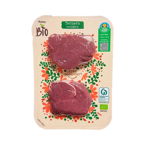 ALCAMPO CULTIVAMOS LO BUENO ECOLÓGICO Solomillo de ternera ecológica, especial plancha o barbacoa