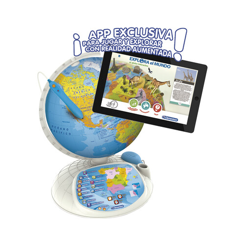 Globo terráqueo interactivo Explora el Mundo con información y