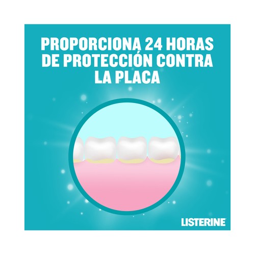 LISTERINE Enjuague bucal de uso diario con sabor s mentol LISTERINE 500 ml.