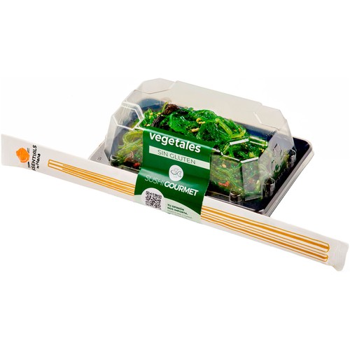SUSHI GOURMET Ensalada de algas wakame marinadas y con sésamo 100 g.