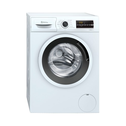 Lavadora BALAY 3TS971BE capacidad de carga: 7KG, clasificación energética: D,1200RPM, H: 84,8cm, A: 59,8cm, F: 55cm.