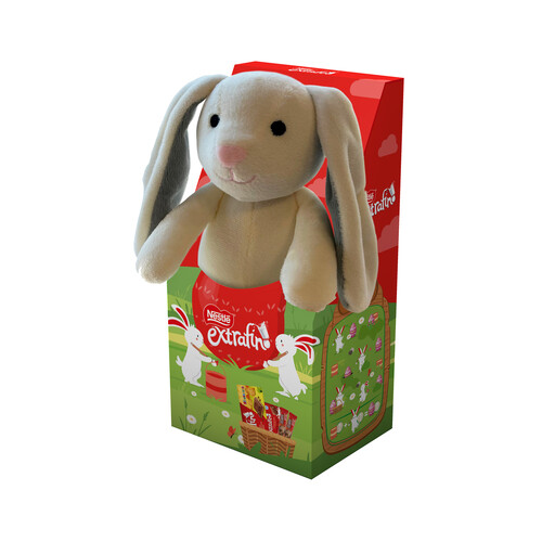Pack de chocolate peluche de conejo de pascua NESTLE Extrafino