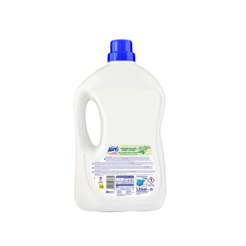 ASEVI Detergente líquido para ropa blanca y de color con aloe vera 42 DS.