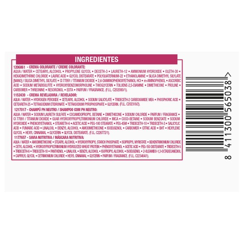L´ORÉAL PARIS Excellence creme Tinte de pelo permanente tono 4 Castaño.