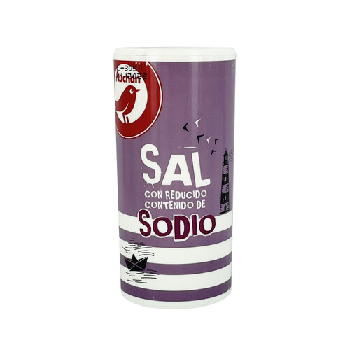 PRODUCTO ALCAMPO Sal con contenido reducido de sodio PRODUCTO ALCAMPO 250 g.