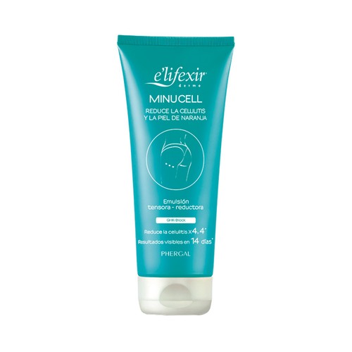 Gel anticelulítico reductor en emulsión, con efecto tensor E'LIFEXIR Minucell 200 ml.