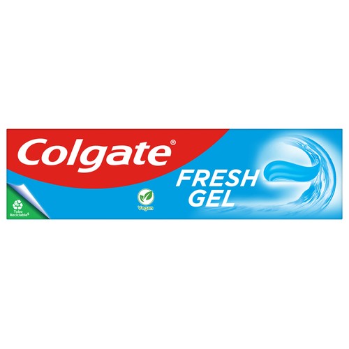 COLGATE Fresh Pasta de dientes en gel para dientes fuertes y aliento fresco 75 ml.