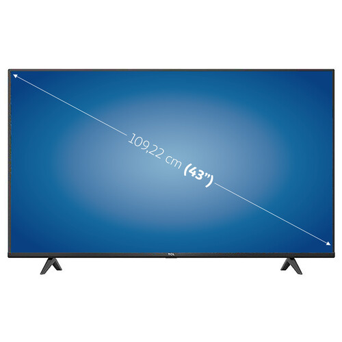 Televisión 109,22cm (43) LED TCL 43P635 4K, HDR10, SMART TV, WIFI, BLUETOOTH, TDT T2, USB reproductor, 3HDMI, 60HZ.