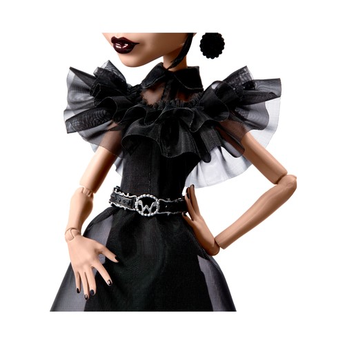 Monster High Muñeca Coleccionable Miércoles Addams Rave´N de Monster High +6 Años MATTEL