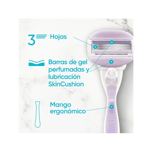 VENUS Comfortglide breeze de Gillette Recambio para máquinillas de depliación femenina 4 uds.