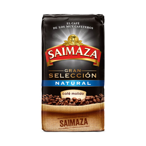 Café molido natural gran selección SAIMAZA 250 g.