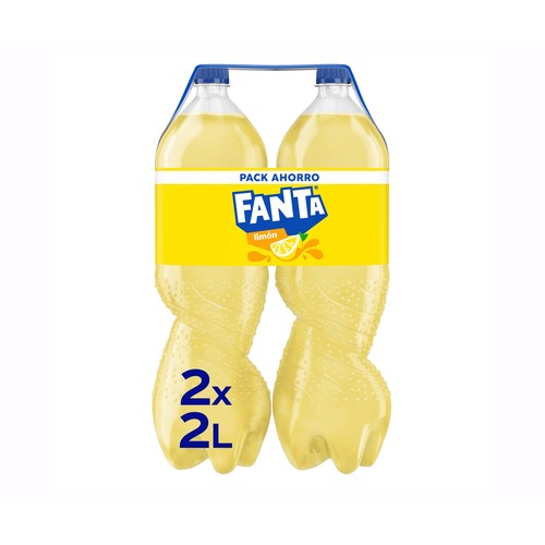 FANTA Refresco de limón pack de botellas 2 uds. x 2 l.
