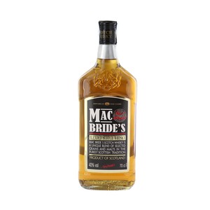 MACBRIDE'S Whisky blended madurado, mezclado y embotellado en Escocia MACBRIDE'S botella de 70 cl.