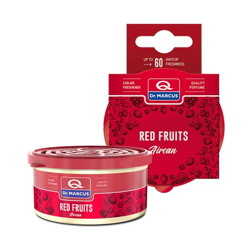 Ambientador auto lata aircan  frutos rojos. DR.MARCUS