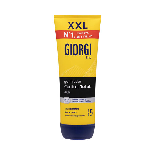 GIORGI Control total Gel fijador de cabello (fijación 5) hasta 48 horas 240 ml.